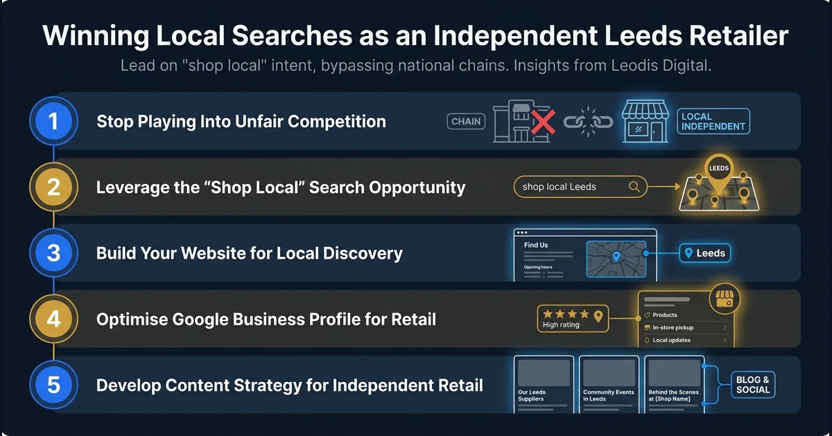 Local SEO for UK Independent Retail Shops in 2026 - visual guide for UK businesses.